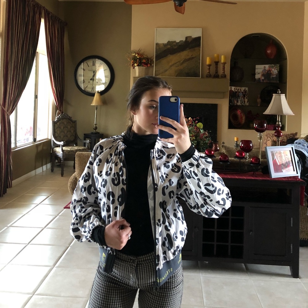 Adidas Stella Sport cheetah jacket!